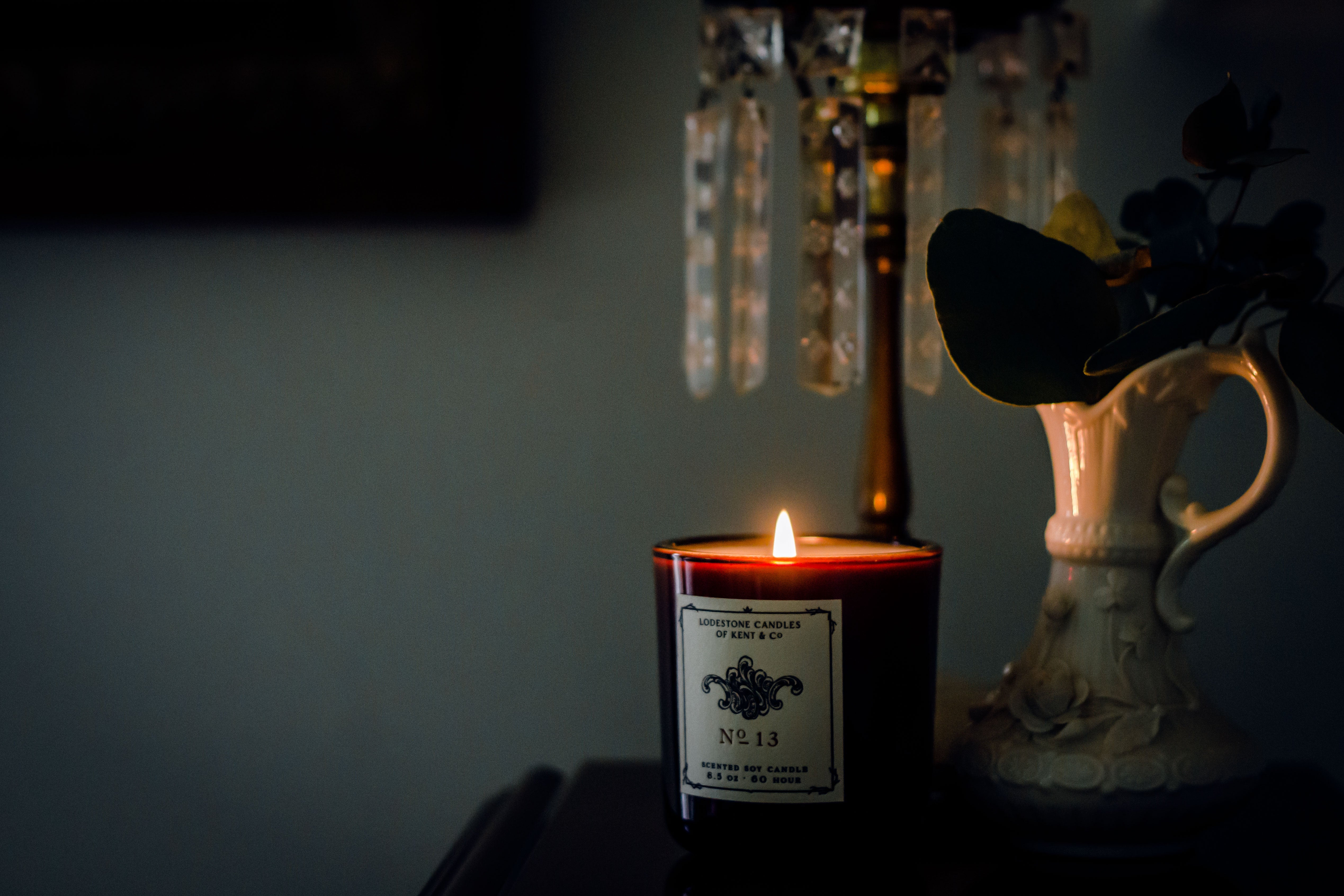 No. 13 lodestone soy wax candle