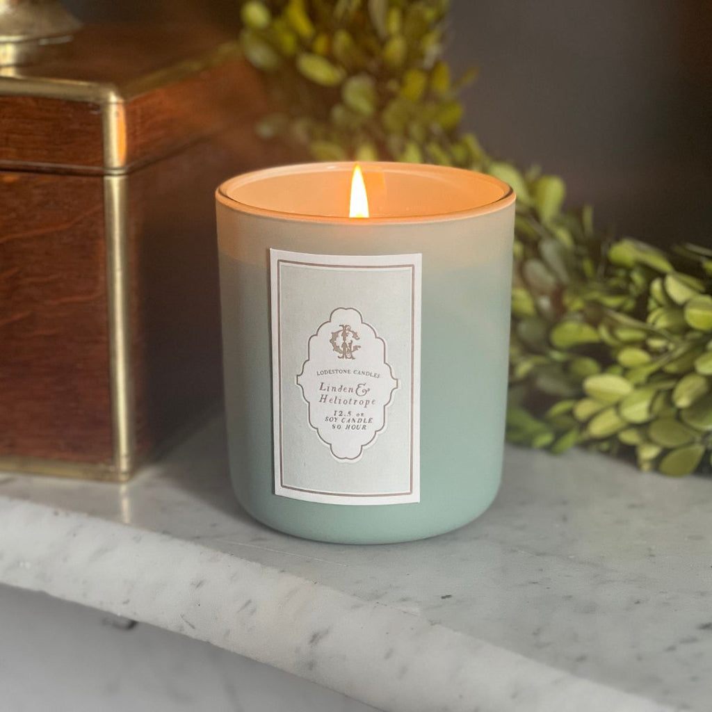 Linden & Heliotrope | Hand Poured Soy Wax Candles | Lodestone