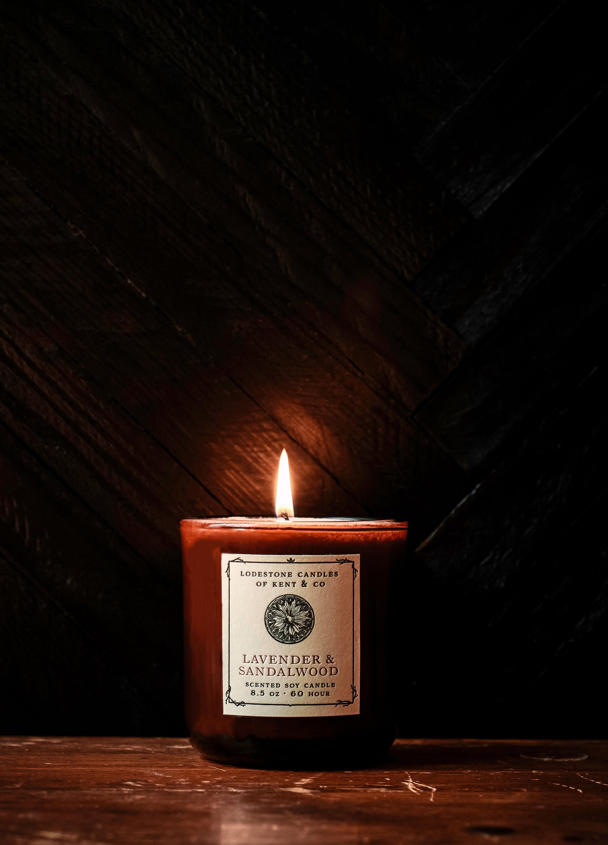 Imperfect Lavender & Sandalwood Soy Wax Candle