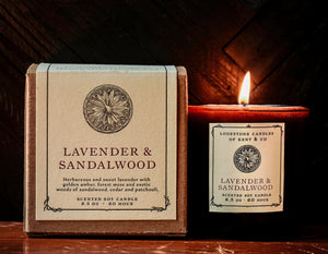 Lavender & Sandalwood - Lodestone Candles of Kent & Co.