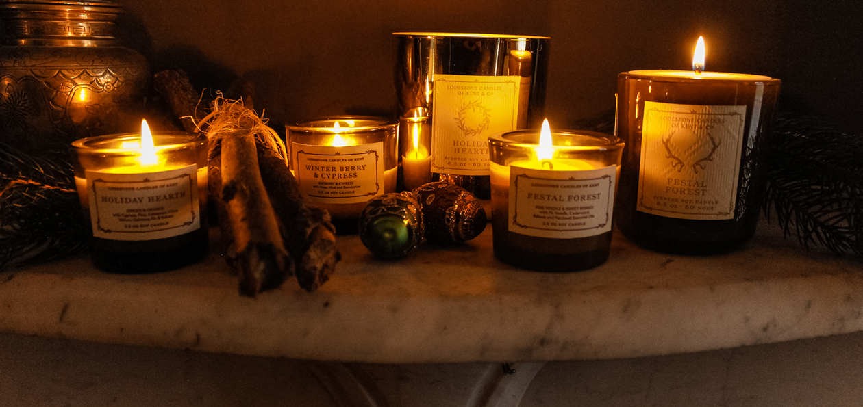 HolidayCandles LodestoneSoy Wax Candles