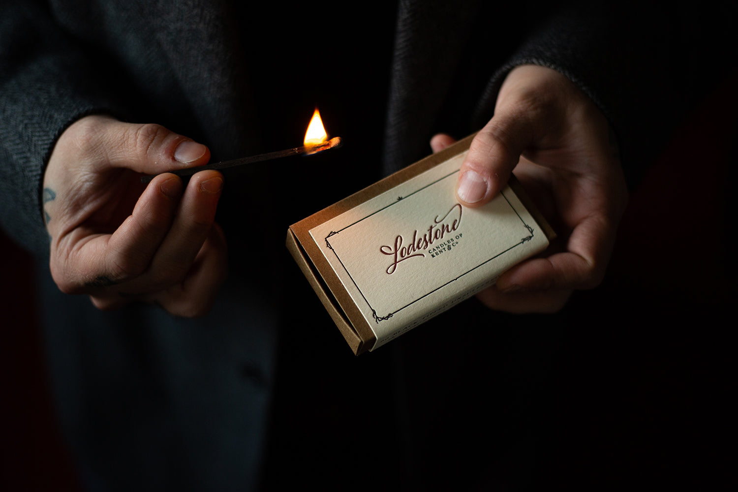 lodestone candle matchbox
